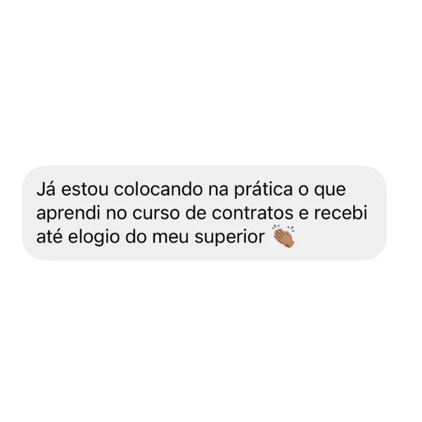 Depoimento de aluno do curso 3